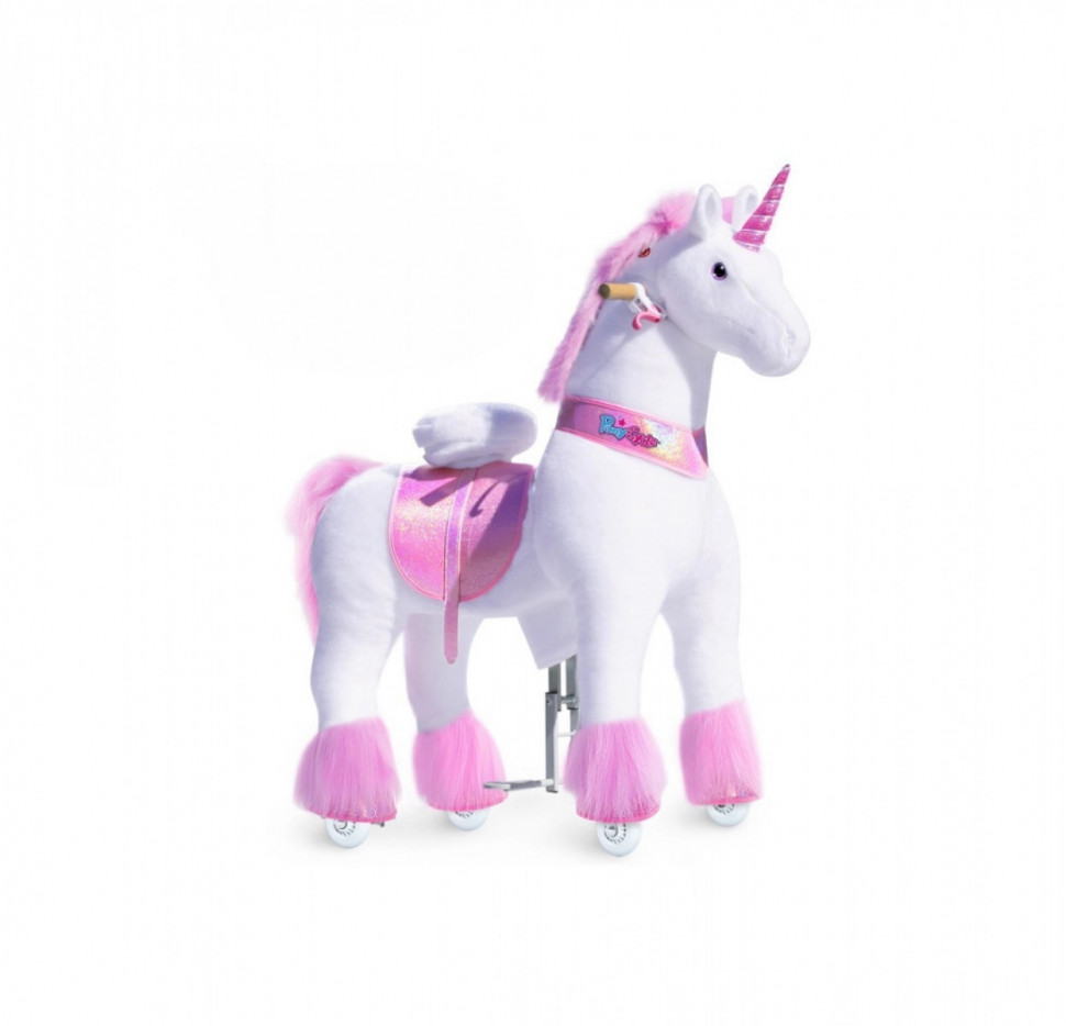 Поницикл большой «Единорог» розовый